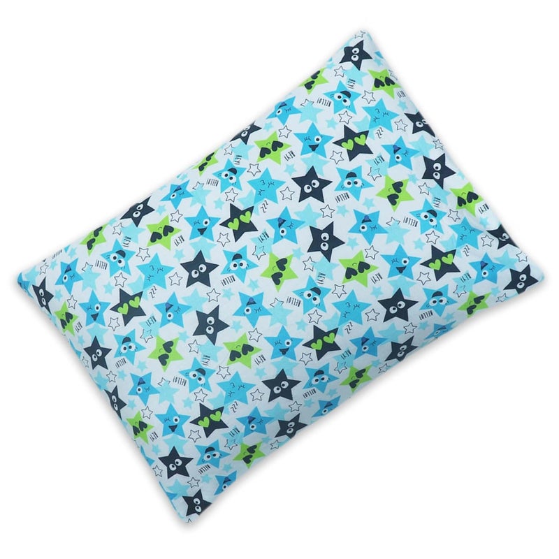 KRADYL KROFT Toddler Pillow with 100 Cotton Removable Cover 20 X 15 Inches Children Pillows Baby Pillows Happy Stars - Image 5