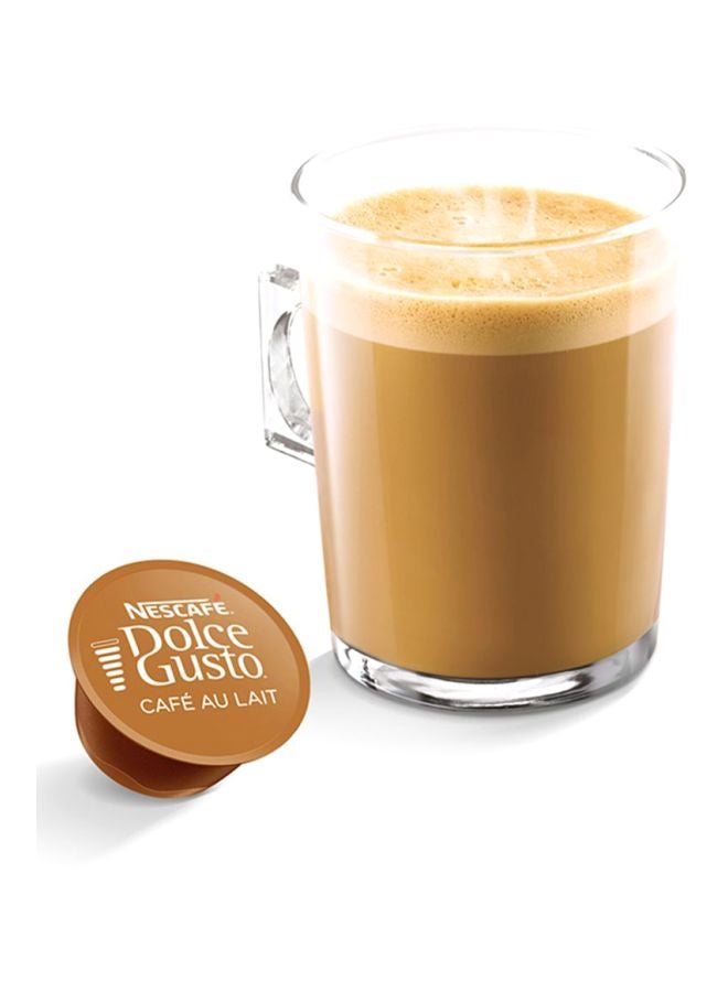 Nescafe Dolce Gusto Soluble Coffee Cafe Au Lait Pack of 16 - Image 2