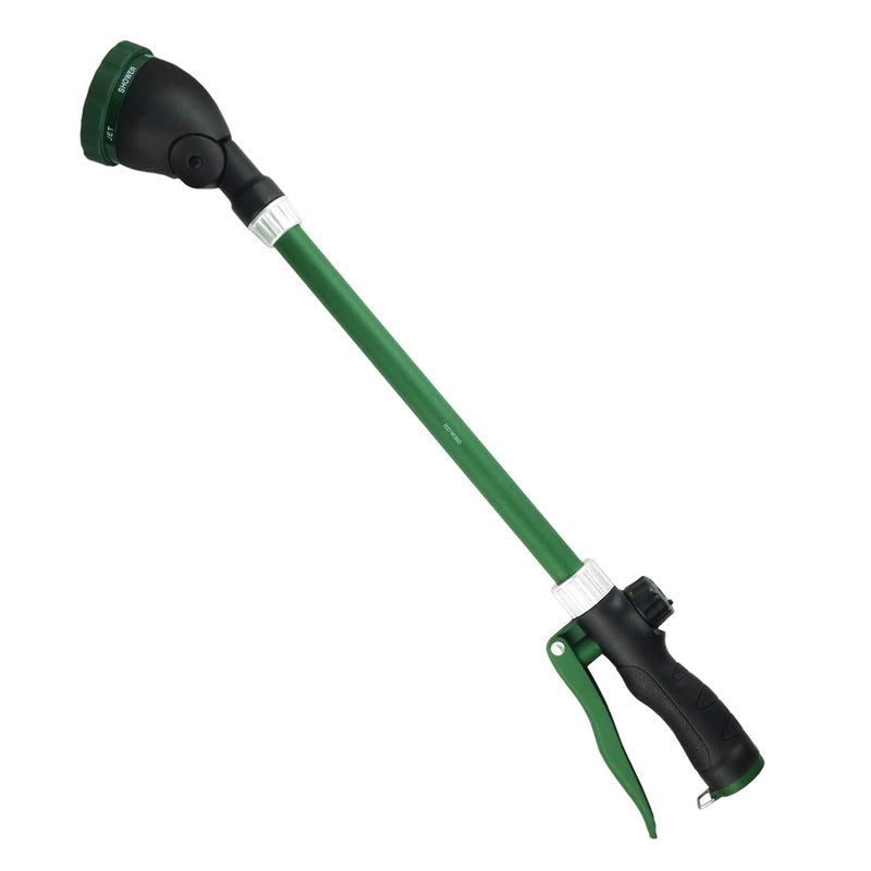 H2O WORKS Heavy Duty 21 Inch Watering Wand with Pivoting Head, Adjustable Water Sprayer Wand with Ergonomic Handle, Spray 6 Watering Patterns, Perfect for Watering Hanging Plants - Image 1
