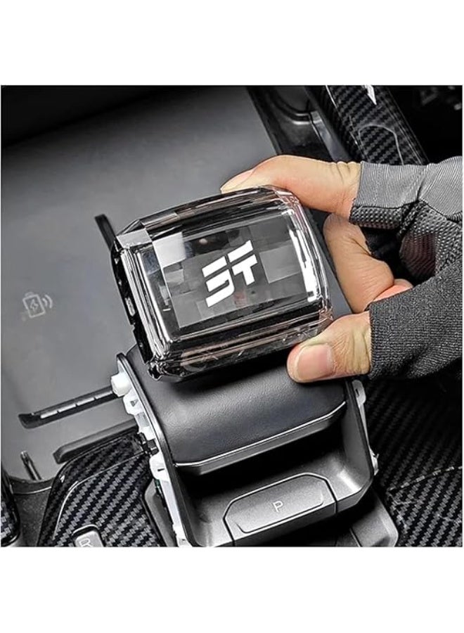 جيتور سر دنده کریستالی، قطعه داخلی خودرو برای تغییر، سازگار با JETOUR T2، سر دنده کریستالی با نورپردازی چندگانه، دسته دنده کریستالی تزئینی ... - Image 1