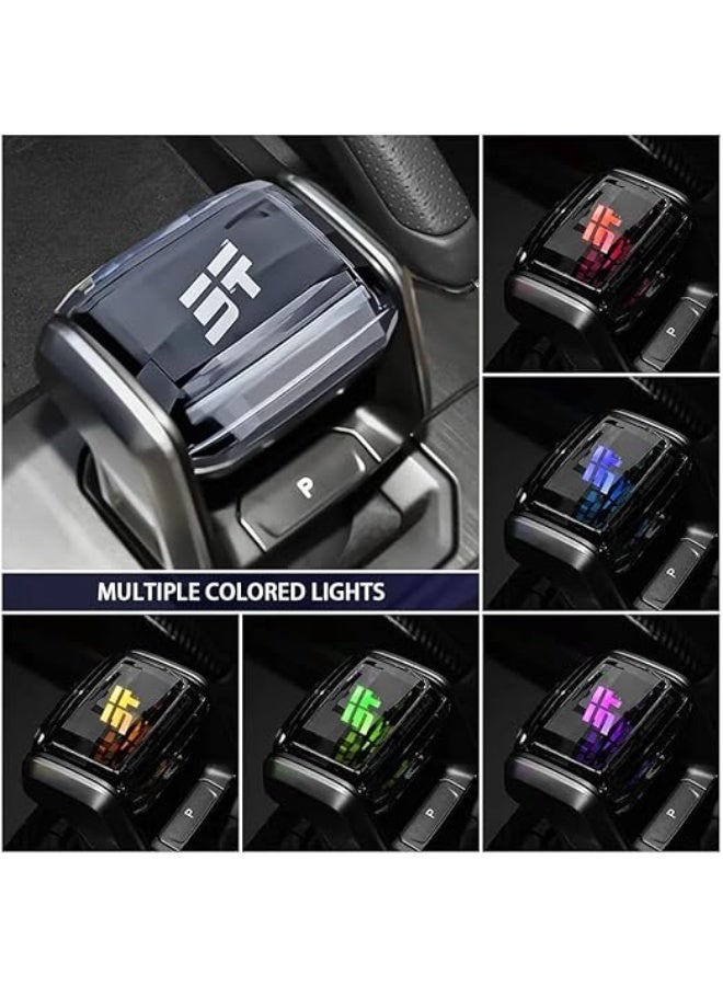 جيتور سر دنده کریستالی، قطعه داخلی خودرو برای تغییر، سازگار با JETOUR T2، سر دنده کریستالی با نورپردازی چندگانه، دسته دنده کریستالی تزئینی ... - Image 3