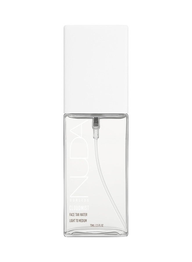 Nuda Canada Nuda CloudMist Face Tan Water | Buildable Facial Tanning Mist for Light to Medium Complexions | Infused with Vitamins and White Tea & Rosehip Extracts | Lightweight, Bronzer-Free Formula, (75 mL) - Image 1