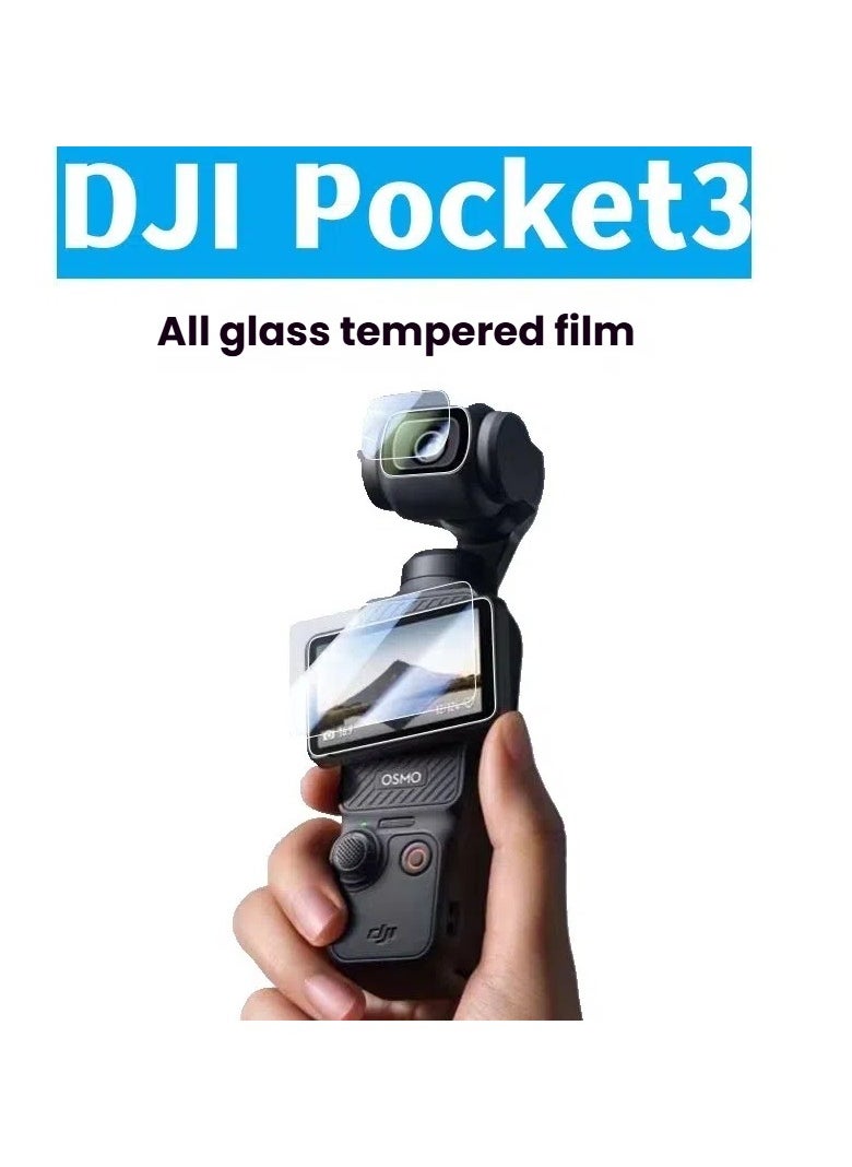 General Tempered Glass Film 10 Sets for DJI Osmo Pocket 3  - Image 1