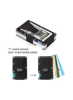 FUBQ Carbon Fiber Minimalist Aluminum Metal Money Clip Card Wallet - pzsku/Z3725E2C89AB542031715Z/45/_/1696455087/c2c075db-b603-424a-a4d3-c51fcb02e89b