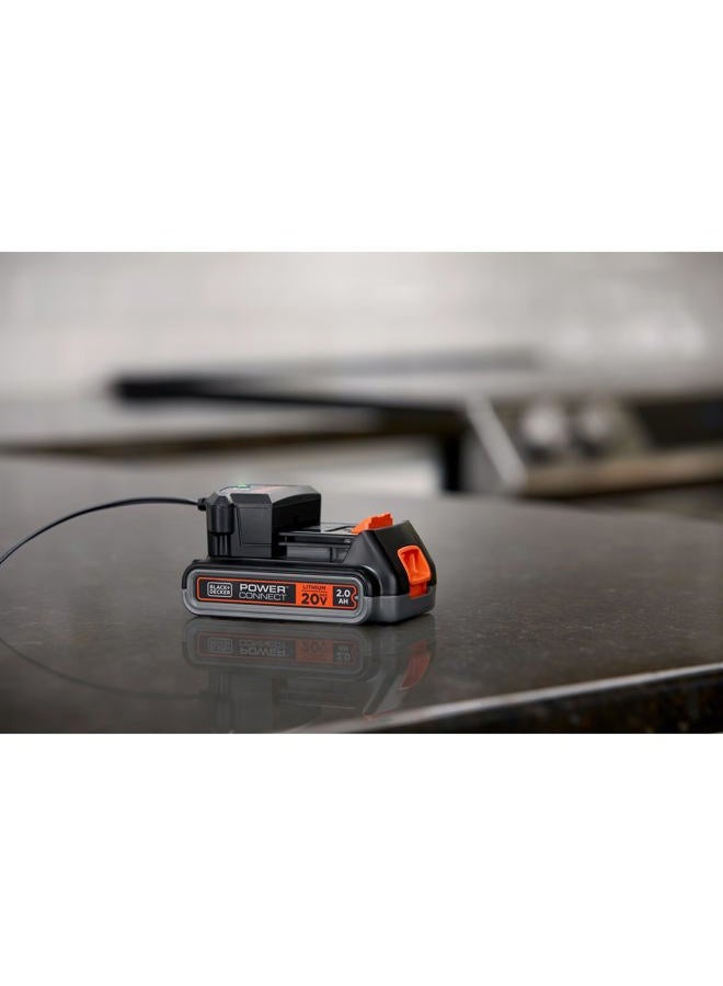 BLACK+DECKER 20V MAX Lithium Battery POWERCONNECT 2.0Ah Cordless Tool Battery Packs, Lightweight Power Tool Battery, Charger Sold Separately (LBXR2020-OPE) - Image 5