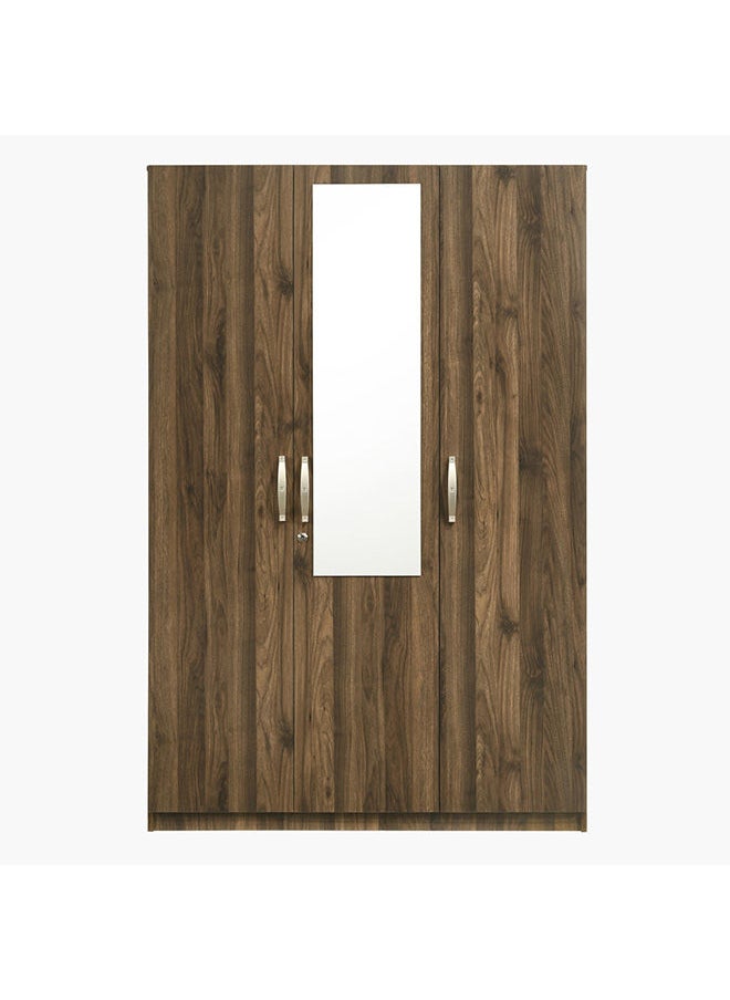 Home Box - Kulltorp Plus 3-Door Wardrobe With Mirror 52 x 182 x 120 cm - Image 1