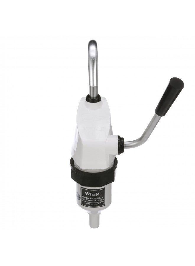 Whale GP0418 Flipper Pump Mk 4 Hand-Operated Galley Water Pump, 1/2-Inch Flexible Hose Connection, 1.85 GPM Max Flow Rate, Suitable for Fresh or Saltwater - Image 3
