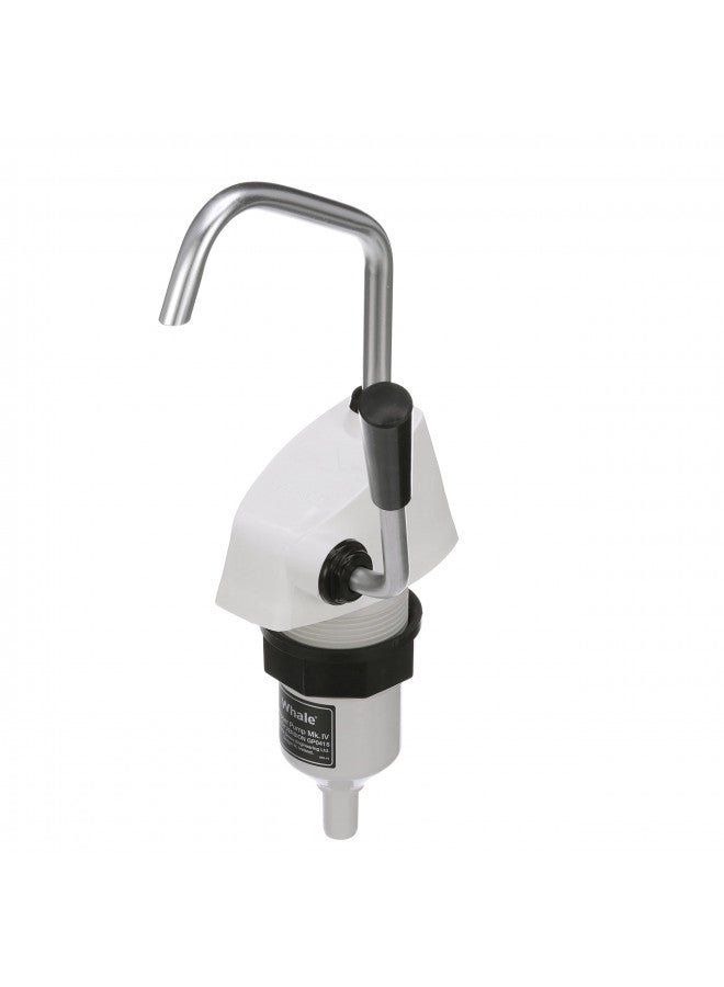 Whale GP0418 Flipper Pump Mk 4 Hand-Operated Galley Water Pump, 1/2-Inch Flexible Hose Connection, 1.85 GPM Max Flow Rate, Suitable for Fresh or Saltwater - Image 1
