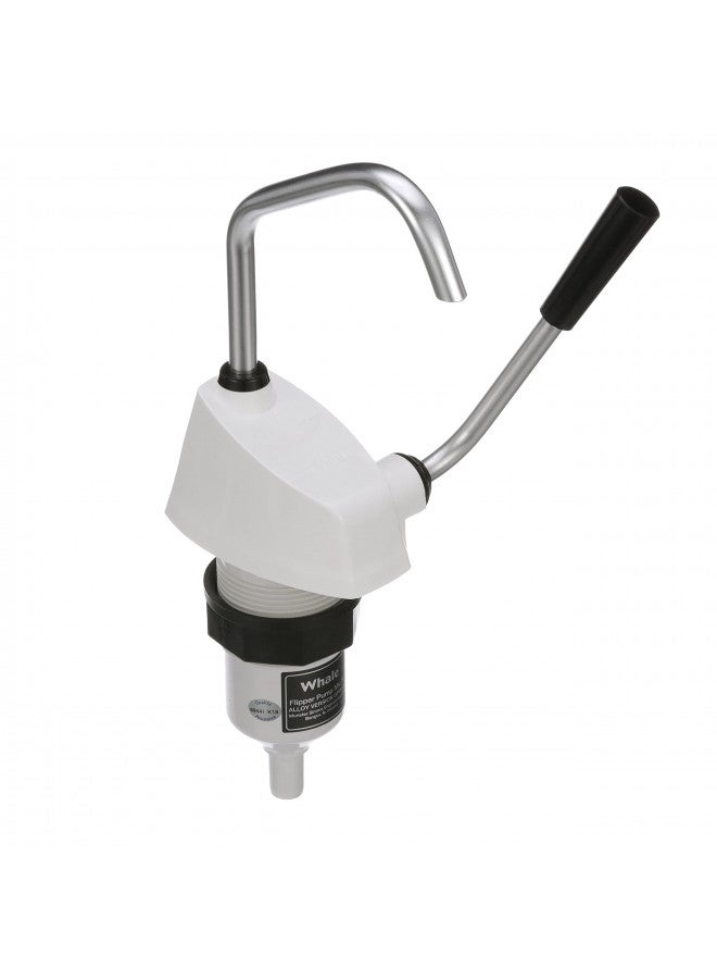 Whale GP0418 Flipper Pump Mk 4 Hand-Operated Galley Water Pump, 1/2-Inch Flexible Hose Connection, 1.85 GPM Max Flow Rate, Suitable for Fresh or Saltwater - Image 2