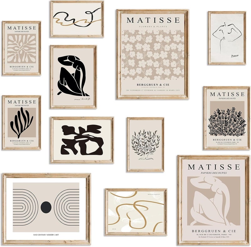 KBKBART مجموعة فنون الحائط الإكليكتية المحايدة من KBKBART - Image 1