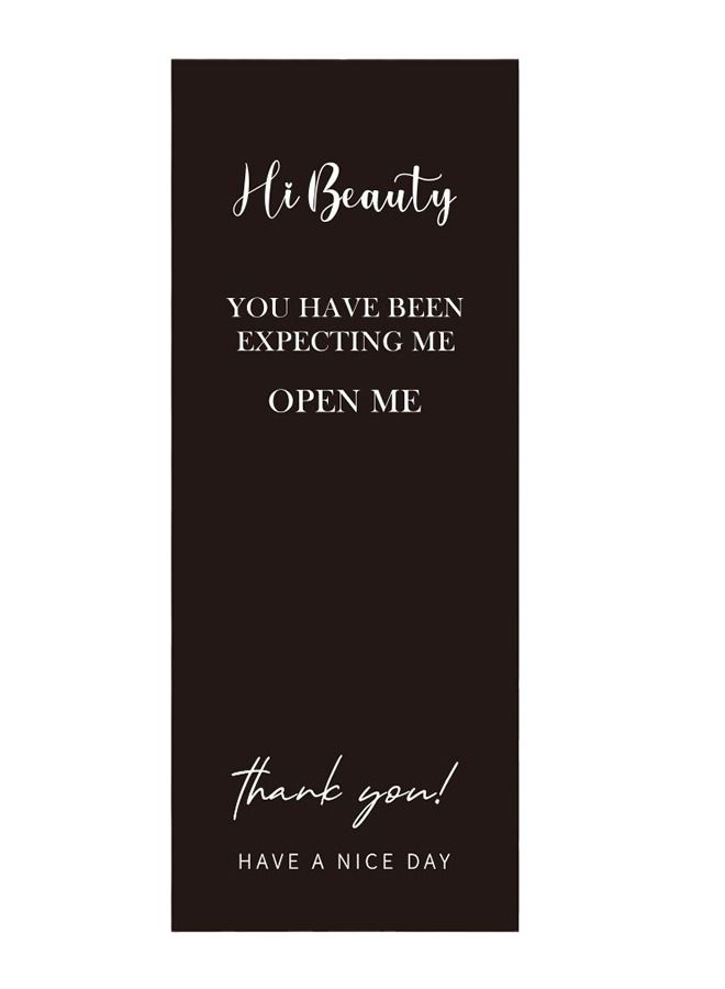 50 Pieces Rectangle Decorative Labels, Minimalist Art Pattern Box Seal Stickers Package Label, Decorative Sealing Decal For Jewelry Gift Packaging Customer Mailer Box Retail Bag - Image 1