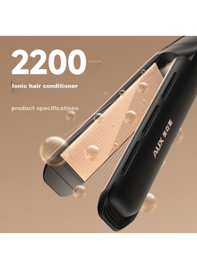 Aux Straight And Curly Hair Iron With Negative Ions For Women, Dual-use Straight And Curly Hair Iron, Wide Hair-protecting Lcd Straight Hair Iron - Image 4