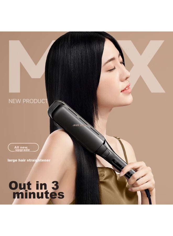Aux Straight And Curly Hair Iron With Negative Ions For Women, Dual-use Straight And Curly Hair Iron, Wide Hair-protecting Lcd Straight Hair Iron - Image 3