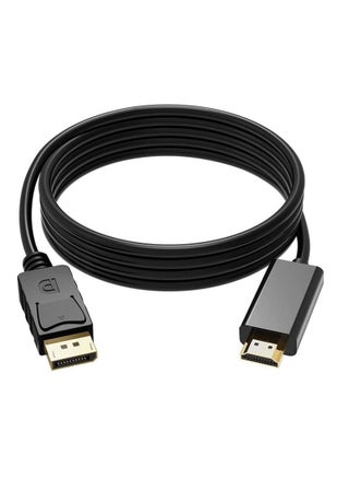 DP to HDMI 4K Cable One-Way Transmission from PC Laptop GPU DP to HDMI LED Monitor Projector TV Support 1080P 1.8M-1 pc - pzsku/Z37260D8E0672E56D1248Z/45/_/1735818548/cdad170f-62ea-430f-acae-de9ec3601b2c