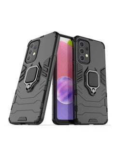 RICOONLINE Protective Phone Casae Cover with Ring Stand for Samsung Galaxy A33 5G Black  - Image 2