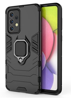 RICOONLINE Protective Phone Casae Cover with Ring Stand for Samsung Galaxy A33 5G Black  - Image 1