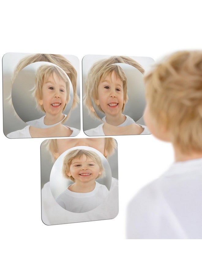 Special Supplies Sensory Bubble Wall Mirror - Interactive Acrylic Mirrors for Wall Decoration and Sensory Toys for Kids Classroom or Home - Room Decor -Visual, Tactile Stimulation - (Pack of 3) - Image 1