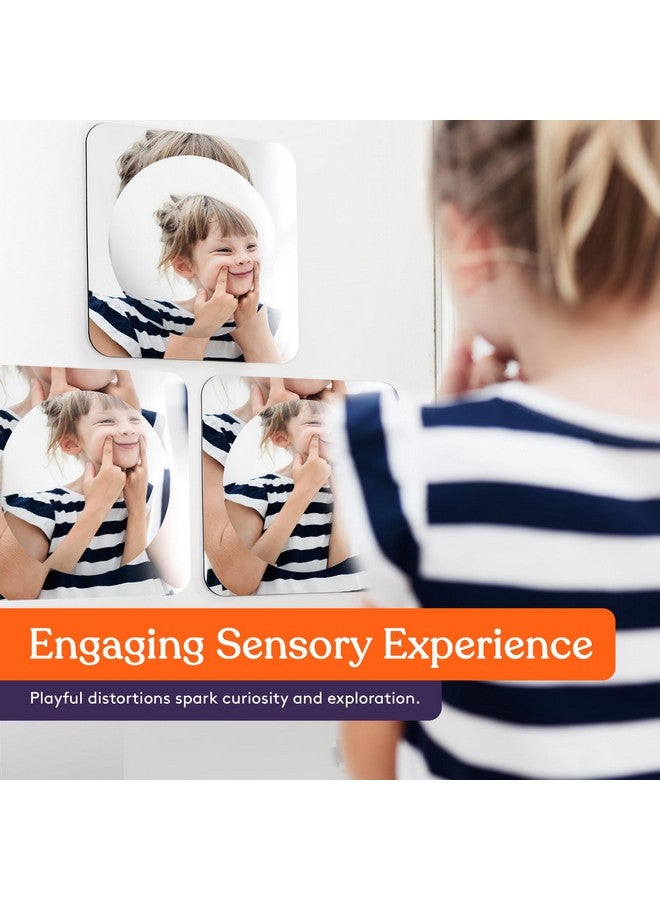 Special Supplies Sensory Bubble Wall Mirror - Interactive Acrylic Mirrors for Wall Decoration and Sensory Toys for Kids Classroom or Home - Room Decor -Visual, Tactile Stimulation - (Pack of 3) - Image 5