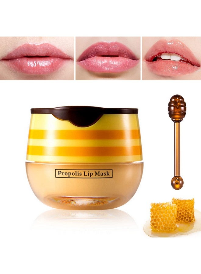 LZYLLS Bee Lip Balm Lip Balm Honey Pothoney Lip Balmhydrating & Prevention Dry And Cracked Sleeping Lip Mask Lip Scrubs Exfoliator & Moisturizer With Applicator Lip Care Products For Dry Lips - Image 1