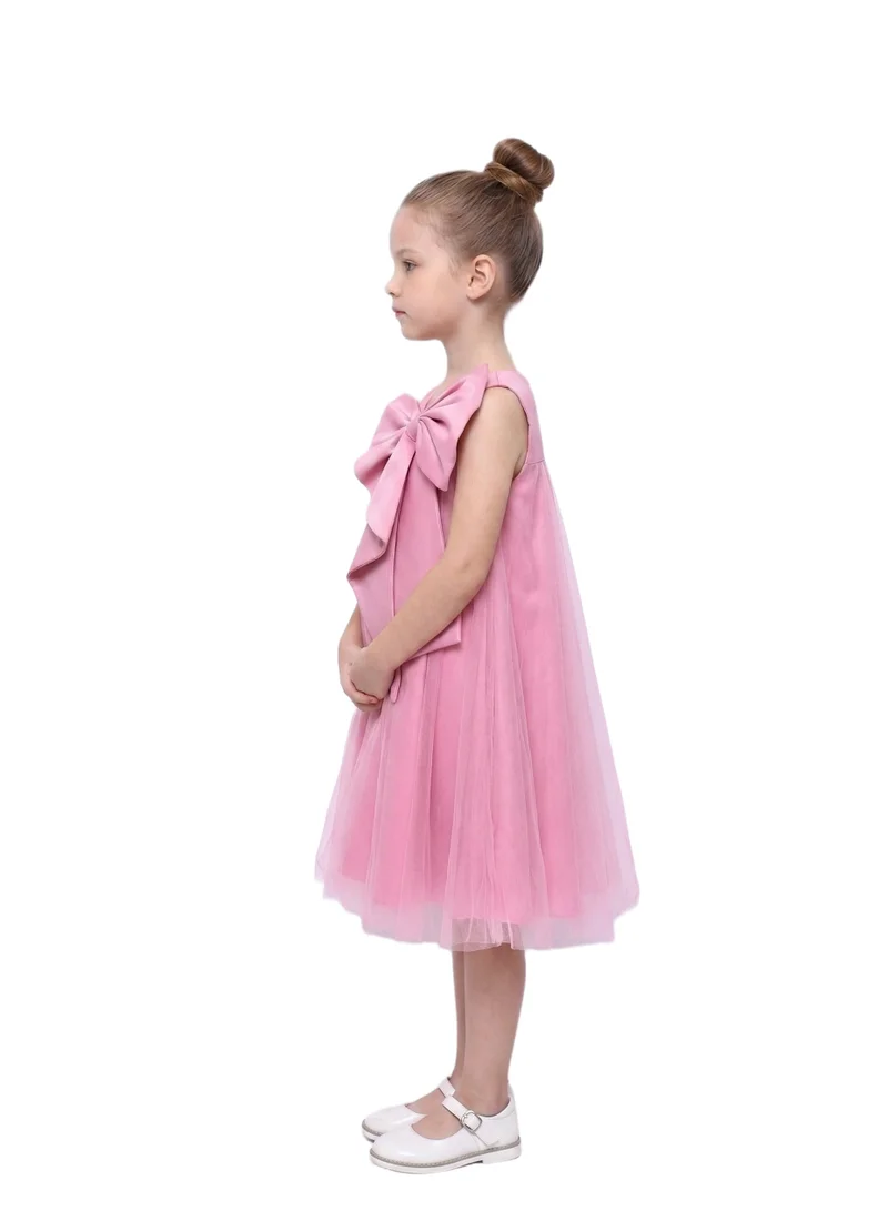 بيداني One-Shoulder Pink Tulle Party Dress