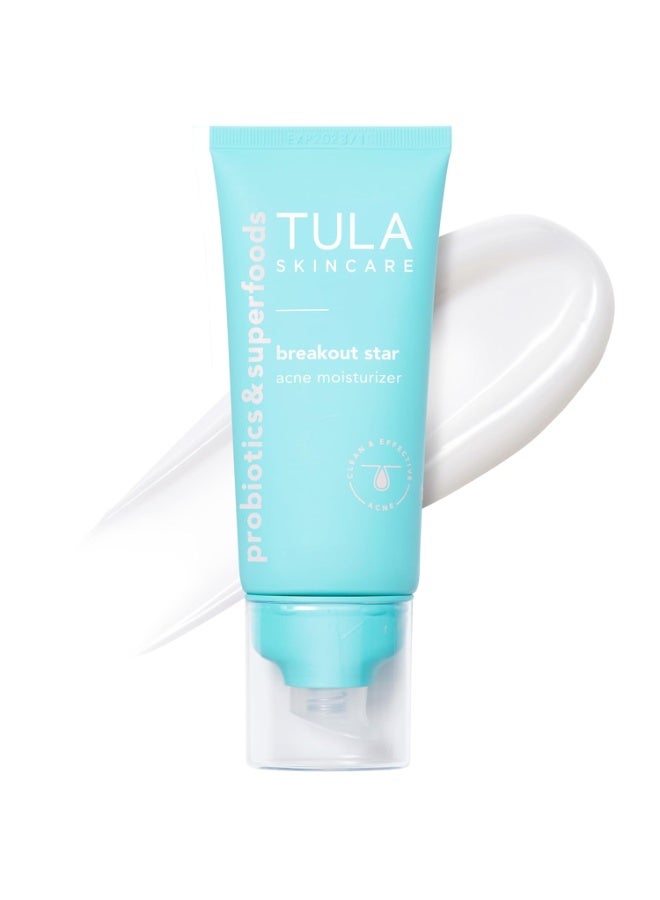 TULA Skin Care Breakout Star - Acne Moisturizer, Prevents & Treats Mild Breakouts, Brightens Marks, Soothes Skin, Contains Probiotics, Salicylic & Azelaic Acid, Niacinamide, Watermelon, 1.7 fl oz. - Image 2