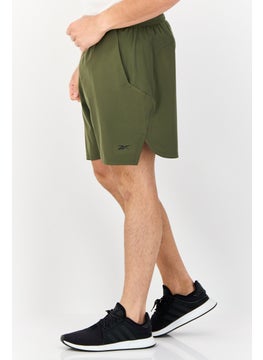 Reebok Men Sportswear Fit Training Shorts, Dark Olive  - Image 3