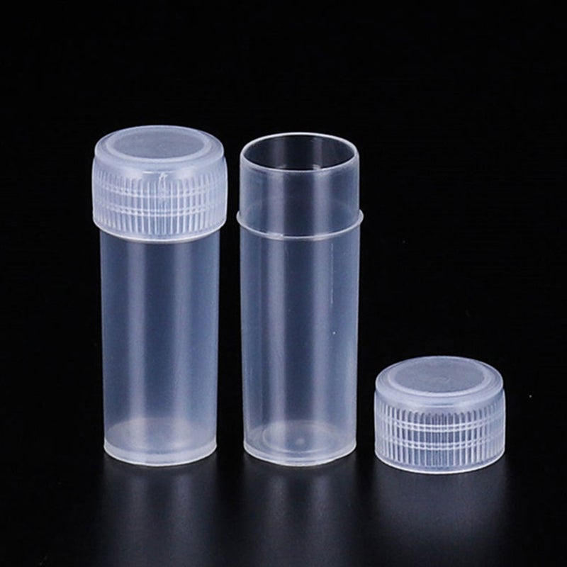 100 pcs Empty Powder Bottles Portable Sample Bottles Small Containers with Screw Cap(5ml) - Image 5