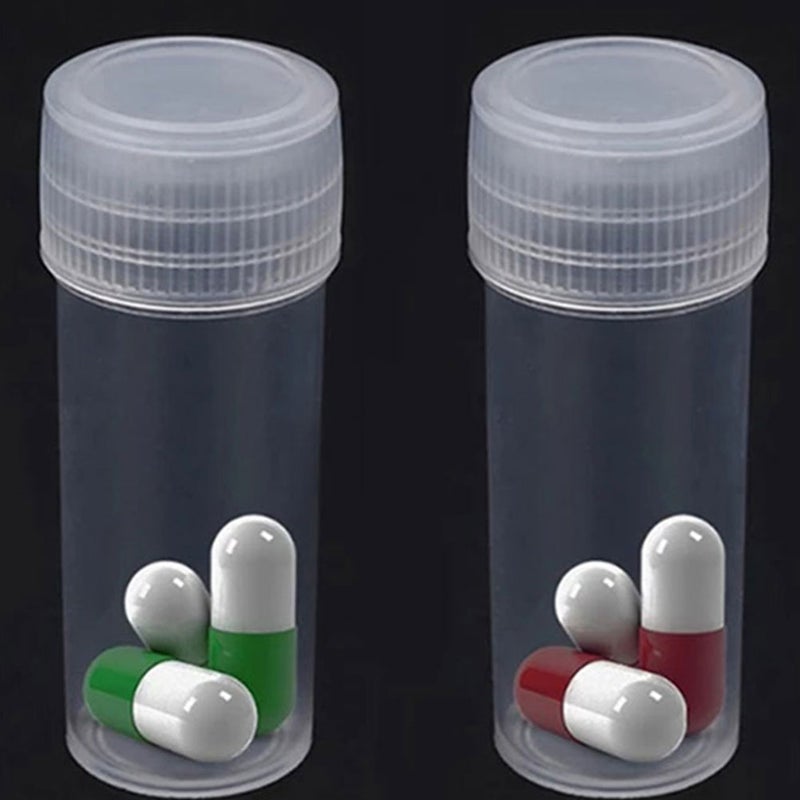 100 pcs Empty Powder Bottles Portable Sample Bottles Small Containers with Screw Cap(5ml) - Image 4