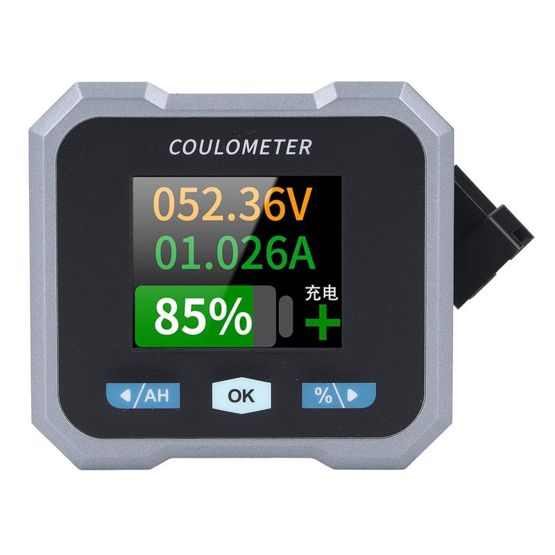 Battery Monitor With APP 1 8 Inch LCD Color Display 10 100V 100A For RV Car Motorcycle Boat - Image 1