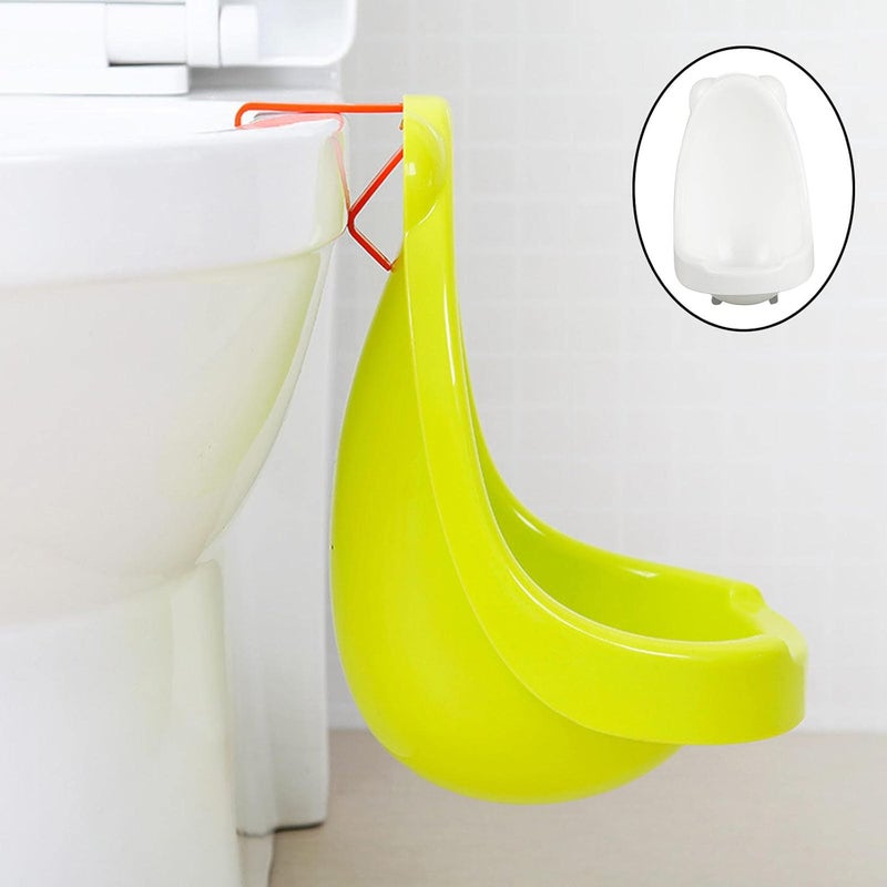 klarako Hanging Baby Potty Toilet, Training Dangling Frog Potty Train Urinal Children Stand Vertical Urinal for Travel Toddler Boy Baby  White - Image 5