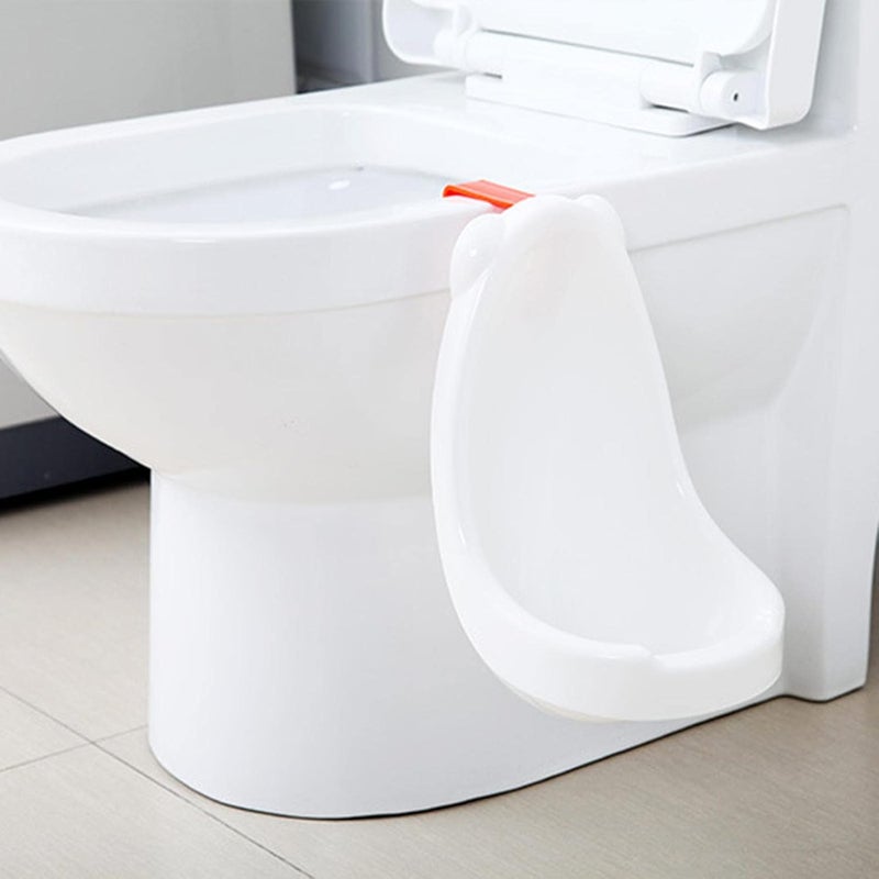 klarako Hanging Baby Potty Toilet, Training Dangling Frog Potty Train Urinal Children Stand Vertical Urinal for Travel Toddler Boy Baby  White - Image 4