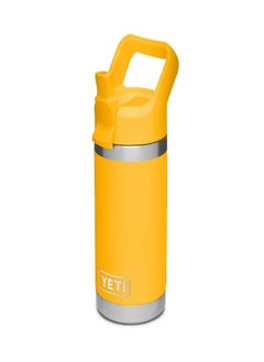 YETI YETI Rambler Jr. 12 oz Kids Bottle, with Straw Cap, Alpine Yellow  - Image 1