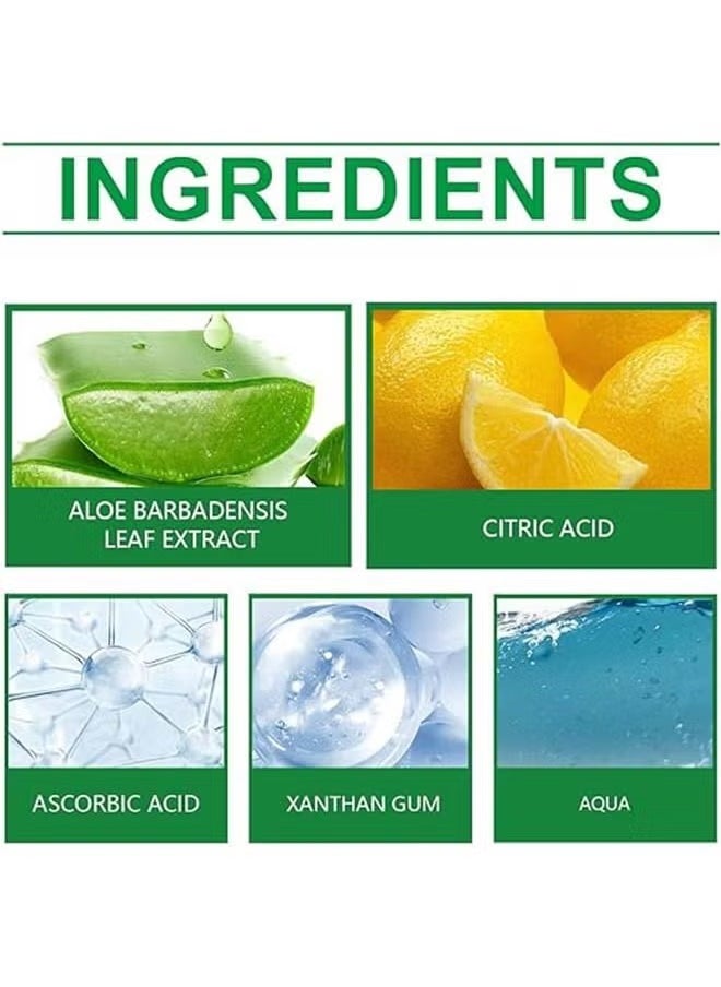 OceAura Aloe Vera Gel for Skin & Hair, Soothing Gel Moisturizer for Face and Body, Lightweight Non-Sticky Aloe Gel for Sunburn Relief and After Sun Care (100ml)  - Image 5