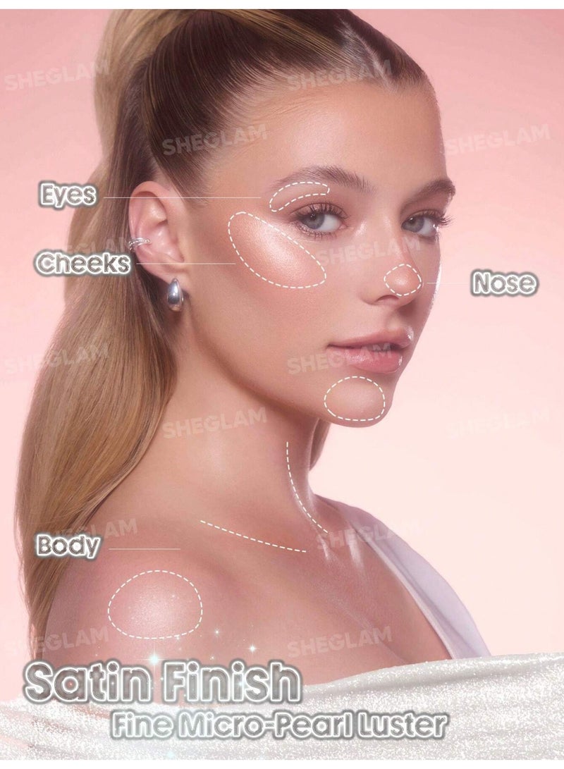 شيجلام Buttery Bling Highlight Stick-Rose Rush Rose Rush - Image 4