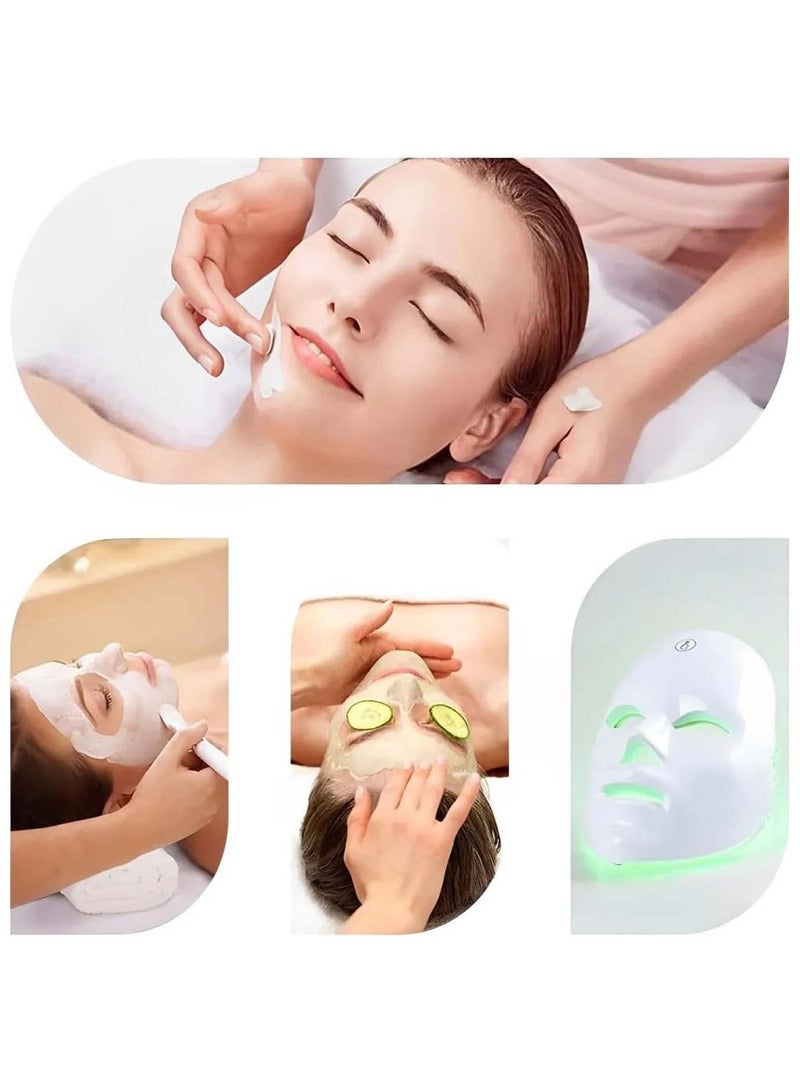7-Color LED Light Therapy Face Mask – Anti-Aging Skin Care Device for Wrinkle Reduction  Skin Tightening - Image 3