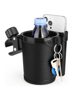 Stroller Cup Holder with Phone Keys Organizer, 3-in-1 Universal Bike Bottle for Stroller, Bicycle, Wheelchair, Walker, Scooter, Black - pzsku/Z372701461BEEC0EED7FFZ/45/_/1684410881/87f76e33-b224-4a1d-b308-cc6285d6e009