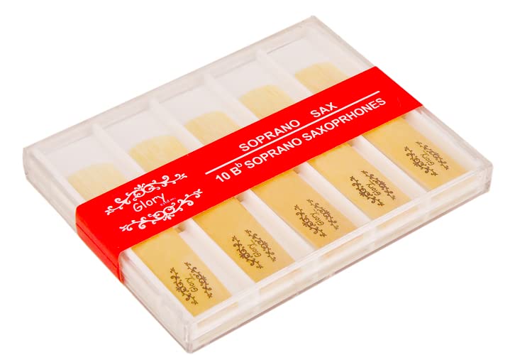 GLORY ESTD. 1962 Glory Soprano Saxophone Sax Reeds Size 2.5, Strength 2 1/2, Box of 10 - Image 3