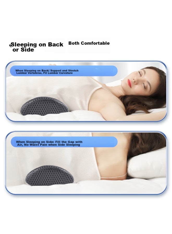 Mixiaoshu Lumbar Support, Office Back Cushion, Chair Back Pillow, Seat Cushion, Workstation Back Support, Long-sitting Aid, Waist Pad - Image 2