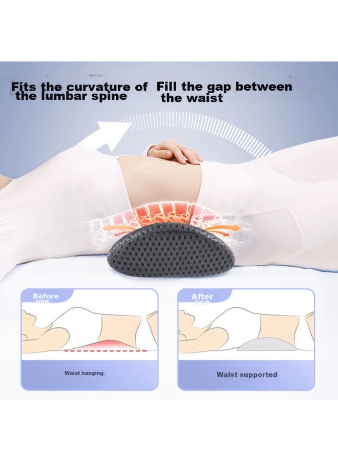 Mixiaoshu Lumbar Support, Office Back Cushion, Chair Back Pillow, Seat Cushion, Workstation Back Support, Long-sitting Aid, Waist Pad - Image 3