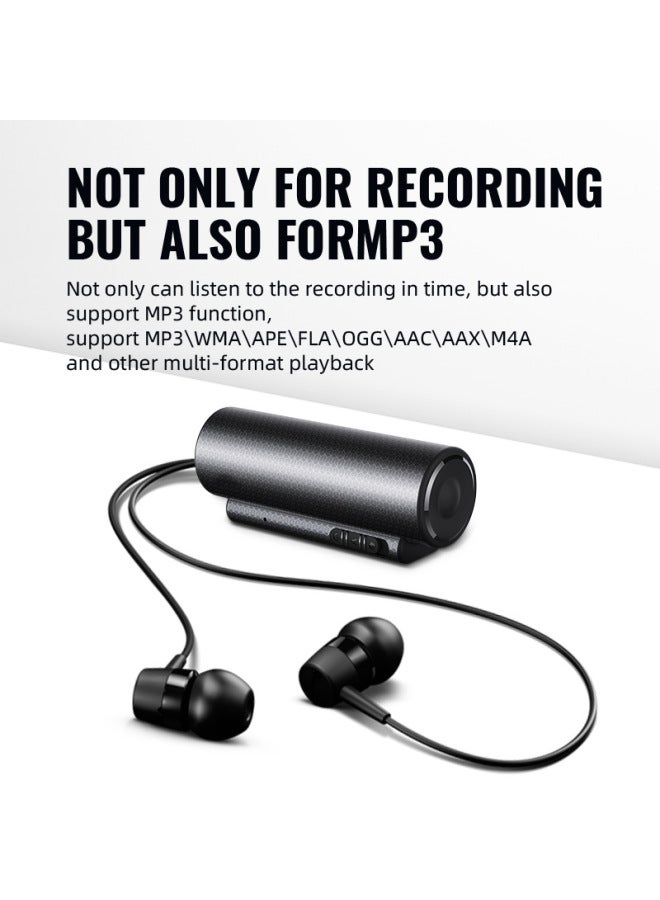 Source Q76 Strong Magnetic Adsorption Recorder Mp3ai Intelligent Professional HD Noise Reduction Voice Control Recording Pen-Color:Neutral English (200 Hours Of Recording)-Capacity:64GB - Image 3