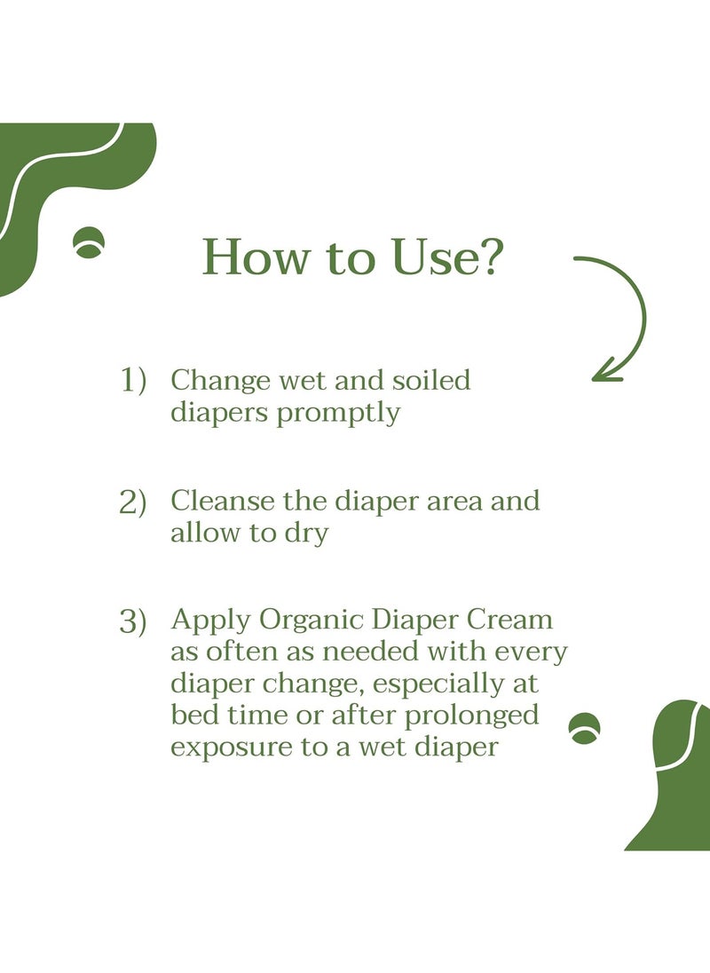 Mustek Mustela Bio Organic Baby Natural Diaper Cream with Olive Oil Aloe Vera & Sunflower Oil Fragrance Free Vegan EWG Verified  75ml  - Image 5