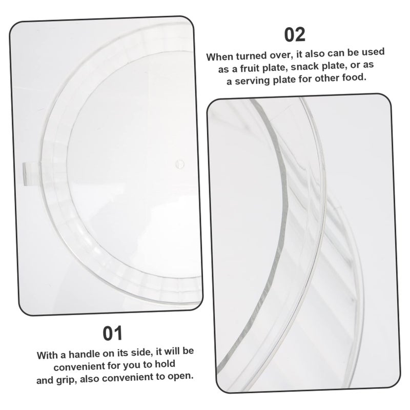 Portable Stackable Food Cover Kitchen Tent Microwave Safe Lids For Fruits Plates Serving Trays - Image 4