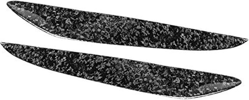 QASULER Carbon Fiber Headlight Eyelid Trim for Mazda 3 BL - Image 1