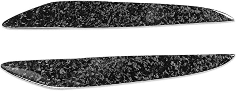 QASULER Carbon Fiber Headlight Eyelid Trim for Mazda 3 BL - Image 3