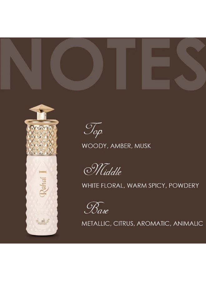 Manasik Rahal Perfume Combo Pack (Rahal I & Rahal II) - 6ml x 2 - Image 4