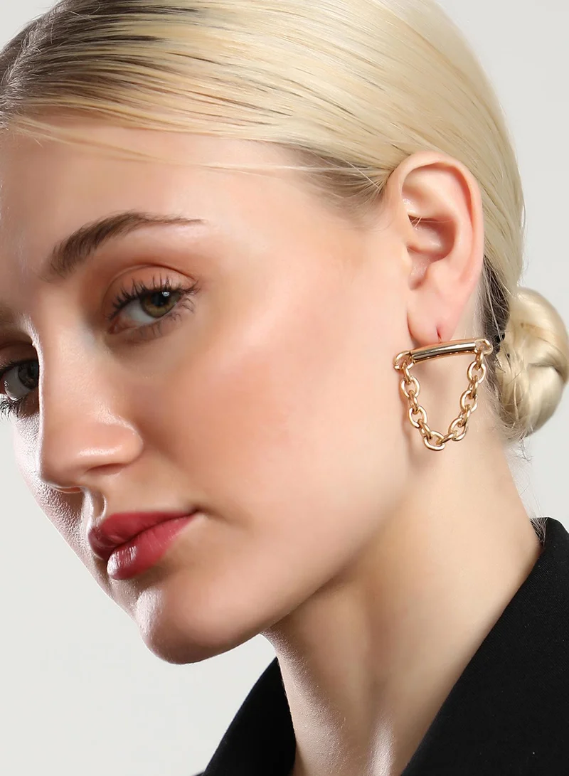 SOHI Chain Bar Artificial Drop Earring Jewellery