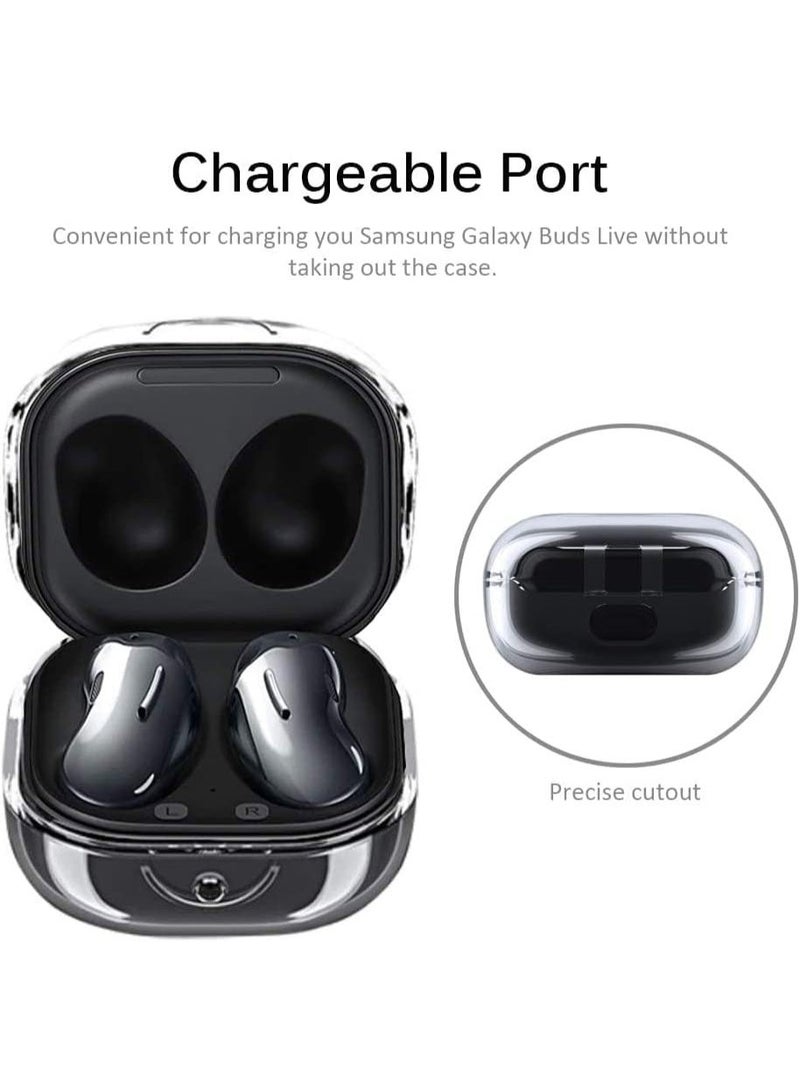 Earphone Case, Soft Thin Light Weighted Cover, Protective Shock Proof Anti drop Case, Clear And Lightweight, Used For Samsung Galaxy Buds Live 2020, Buds Pro 2021, Buds2 2021 - Image 5