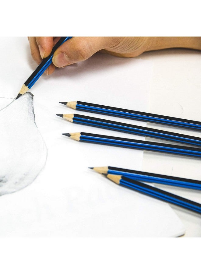 Bazic Products Bazic #2B Premium Wood Pencil, Blue, 12 Per Pack (760-24P) - Image 2