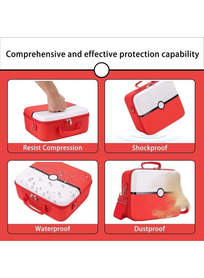 بوكيمون قزم الكرة المضيف حقيبة تخزين NS صندوق تخزين حقيبة الكتف للماء - Image 4