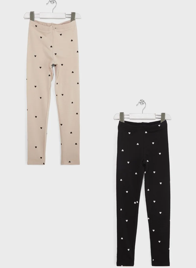 H&M Kids 2 Pack Printed Leggings